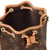 Louis Vuitton Nano No Monogram Small Leather Goods Monogram 16cm M81266, Designer Handbags, Womens Purse, luxury bags
