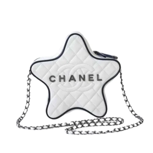CNB1-2-2-2-d736f1cf8217.webp Chanel Star Hand Bag Black Metal White 22Cm/8.7in, Designer Handbags, Women’s Purse, luxury bags, Chanel bags