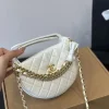 Chanel Pouch Grained Shiny Calfskin White 17Cm Ap3943 B16288 10601, Designer Handbags, Women’s Purse, luxury bags, Chanel bags