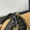 Chanel Pouch Grained Shiny Calfskin Black 17Cm/6.7in Ap3943 B16288 94305, Designer Handbags, Women’s Purse, luxury bags, Chanel bags