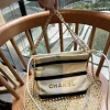 CNB9-4-37b76a560a8d.webp Chanel 22 Small Handbag Black White Gold Tone Metal 19Cm/7.5in As3980 B16652 Ny081, Designer Handbags, Women’s Purse, luxury bags, Chanel bags