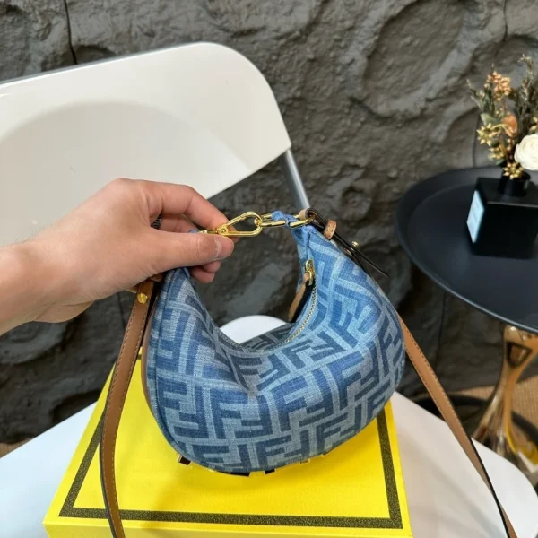 CNBB1-92-a148ecef7894.webp Fendi Fendigraphy Mini Bag Denim Blue Ff 20Cm