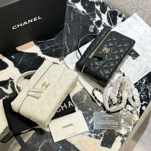 CNBB6-71-7afbeafe69d4.webp Chanel Long Vanity With Chain White 19.5Cm/7.7in, Designer Handbags, Women’s Purse, luxury bags, Chanel bags