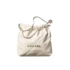 CNBW01-a8251adf8ea8.webp Chanel 22 Handbag White 42Cm/16.4in As3261 With Silver, Designer Handbags, Women’s Purse, luxury bags, Chanel bags