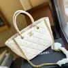 CNBW1-2-cb13d392d8de.webp Chanel Small Shopping Bag White 25Cm As4188, Designer Handbags, Women’s Purse, luxury bags, Chanel bags