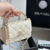 CNWB3-9609052552f4.webp Chanel Clutch Bag With Chain In White 15Cm/5.9in, Designer Handbags, Women’s Purse, luxury bags, Chanel bags