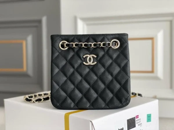 Chanel-Grained-Embossed-Hobo-Bag-Black-bb25cc9f24cc.webp Chanel Grained Embossed Hobo Bag Black 17Cm/6.7in, Designer Handbags, Women’s Purse, luxury bags, Chanel bags