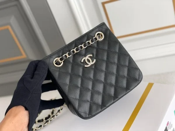 Chanel-Grained-Embossed-Hobo-Bag-Black5-59a5822f694d.webp Chanel Grained Embossed Hobo Bag Black 17Cm/6.7in, Designer Handbags, Women’s Purse, luxury bags, Chanel bags