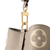 Louis Vuitton Nono Mm Bicolor Monogram Empreinte Leather Women Handbags Dove/Cream 26cm/ 10.2in, Designer Handbags, Womens Purse, luxury bags