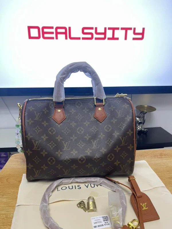 DE61412-2209-853f35763374.webp Louis Vuitton Speedy Soft 30 Boho Monogram Canvas 30cm N87212, Designer Handbags, Womens Purse, luxury bags