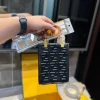 Fendi Mini Sunshine Shopper Black 18Cm