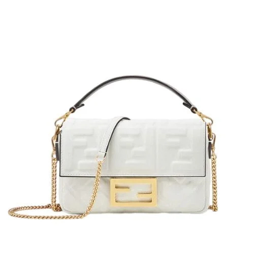 FBMW01-1-4b81ac17304e.webp Fendi Baguette Mini White 20Cm 8Bs017A72Vf15Ao
