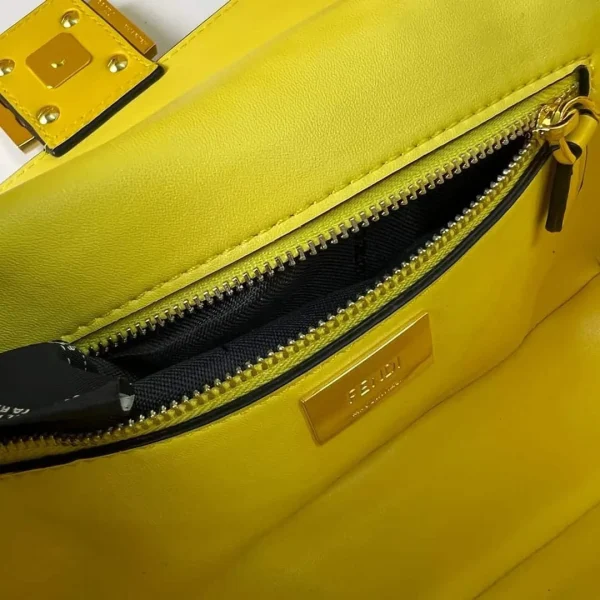 FD1-d3d8cf4d1cd3.webp Fendi Bag Nappa Leather Bag Yellow 24Cm/ 9.4in