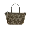 FDB-4-2-a29df800760c.webp Fendi Mini Roll Ff Jacquard Mini Bag Brown 18Cm