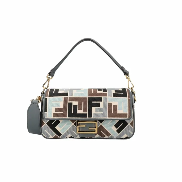 FDB1-1-1-1-e28272c39f6c.webp Fendi Baguette Ff Embroidered Shoulder Bag Multicolor 26Cm