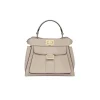 Fendi Peekaboo Mini Bag Leather Bag With Baguette Pocket Beige 23Cm