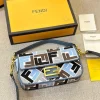 FDB2-1-1-94259da72853.webp Fendi Baguette Ff Embroidered Shoulder Bag Multicolor 26Cm