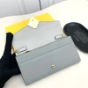 FDB4-2-ae6c579844e4.webp Fendi Ff Diamonds Continental With Chain Leather Wallet Light Blue 19Cm
