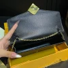 FDB6-2-20650c69d01f.webp Fendi Ff Diamonds Wallet On Chain Black 22Cm