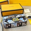 FDB6-77aa5ceba2bb.webp Fendi Baguette Ff Embroidered Shoulder Bag Multicolor 26Cm