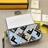 FDB7-24328e873535.webp Fendi Baguette Ff Embroidered Shoulder Bag Multicolor 26Cm