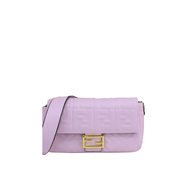 FDBAGS-1-1-1-c4c5e68bd485.webp Fendi Baguette Leather Purple Nappa Bag 27Cm