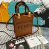 FDBAGS-10-15-2a485c758297.webp Fendi Mini Sunshine Shopper Leather Bag Brown 18Cm 8Bs051