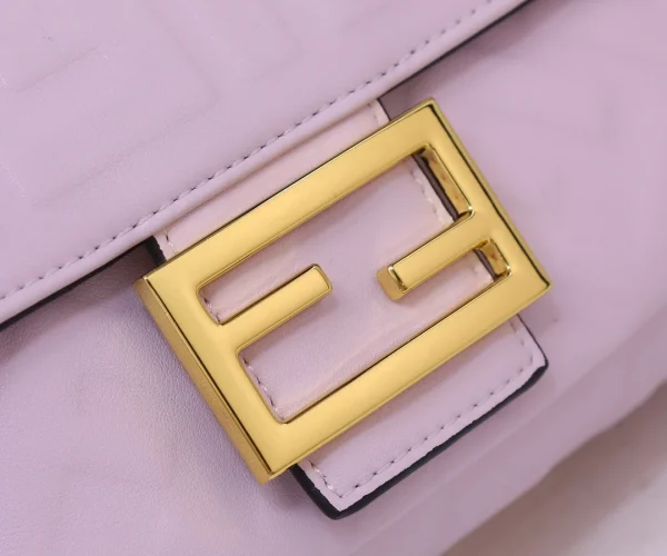 FDBAGS-3-13-32b8c97e4c3d.webp Fendi Baguette Leather Purple Nappa Bag 27Cm