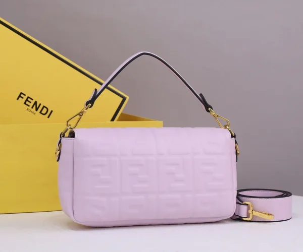 FDBAGS-6-11-d2733d5e7175.webp Fendi Baguette Leather Purple Nappa Bag 27Cm