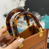 FDBAGS-8-23-150e34e8acec.webp Fendi Mini Sunshine Shopper Leather Bag Brown 18Cm 8Bs051