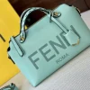 FDBB01-21-381daf29c711.webp Fendi By The Way Medium Leather Boston Bag Blue 27Cm