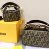 FDBB02-1-1-a466e72680b4.webp Fendi Zucca Jacquard Mini Pouch Bag Brown 27Cm