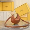 Fendi Fendigraphy Mini Leather Mini Bag Brown 16Cm 8Bs081A5Dyf1Mqi