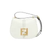 FDBB10-1-2-d132d7f44846.webp Fendi C’Mon Mini White Leather Bag 20Cm 8Bs082Aq0Lf1550