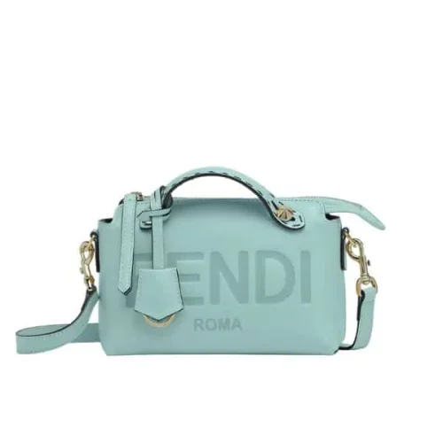 FDBB17-62ff0baab30f.webp Fendi By The Way Medium Leather Boston Bag Blue 27Cm