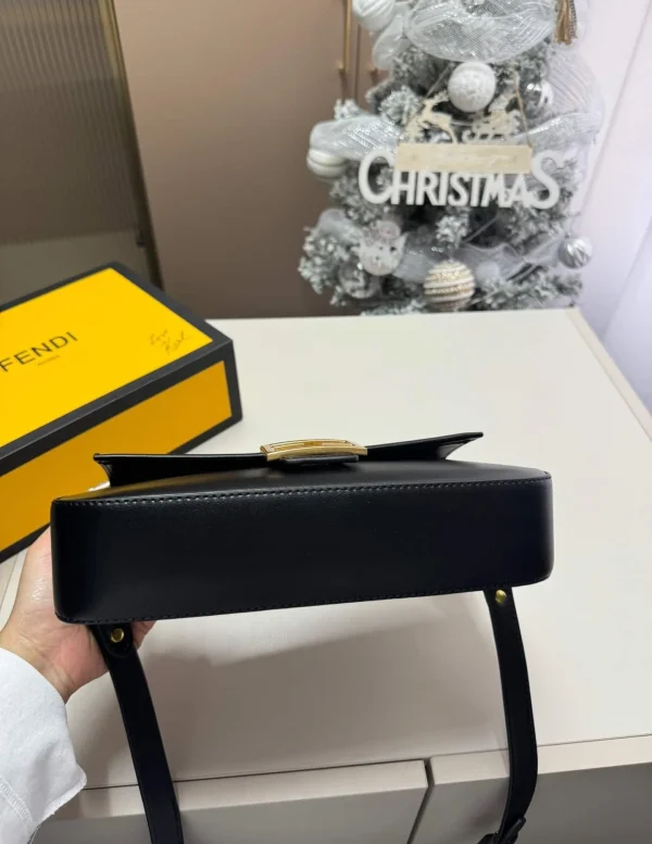 FDBB8-3-48ddb2ccad22.webp Fendi Baguette Bag Black Leather 25Cm/ 9.8 in