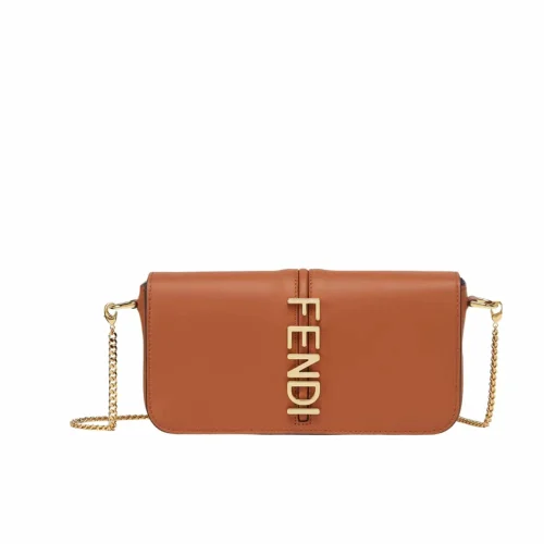 FDBR-1198fbec9fa1.webp Fendi Fendigraphy Wallet On Chain Brown 21Cm