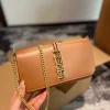 Fendi Fendigraphy Wallet On Chain Brown 21Cm