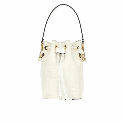 Fendi Mon Tresor Mini Bucket Bag White 16Cm