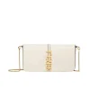 Fendi Fendigraphy Wallet On Chain White 21Cm