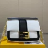 FDWM-1-24a88d179b7c.webp Fendi Women Mini Baguette Chain Shoulder Bag White 19Cm