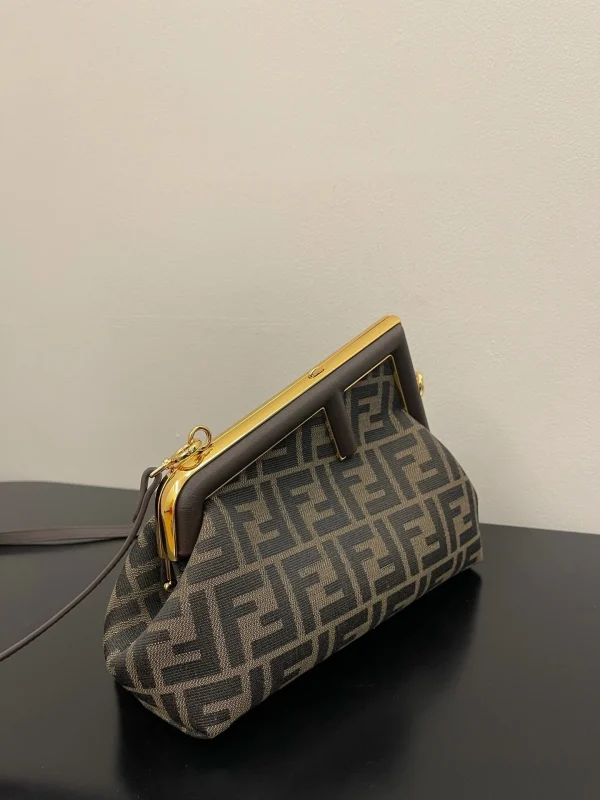 Fendi First Small Ff Brown Bag 26Cm