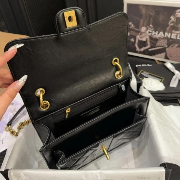 GCSS1-60-5c0191fc0ed5.webp Chanel 23S Retro Backpack With Gold Hardware Black 22Cm/8.7in, Designer Handbags, Women’s Purse, luxury bags, Chanel bags