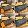 GCSS3-1-24-5d1f2b609710.webp Louis Vuitton Soft Polochon Monogram Macassar Canvas Black 34Cm M46796, Designer Handbags, Womens Purse, luxury bags