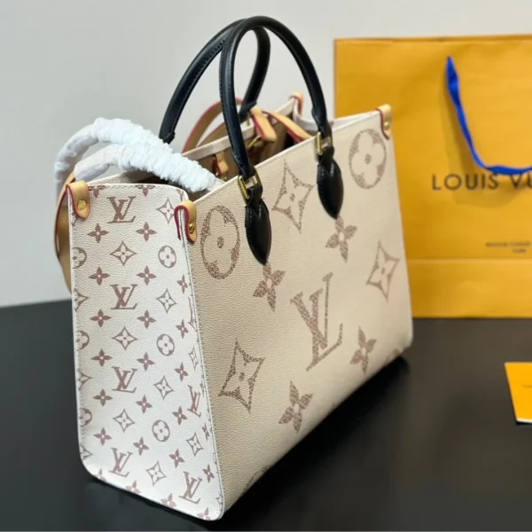 GCSS3-9-1-fd2089627220.webp Louis Vuitton OnTheGo MM Tote Bag ‘Monogram Dune’ 35Cm M46912, Designer Handbags, Womens Purse, luxury bags