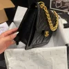 GCSS4-52-284435d4b67c.webp Chanel 23S Retro Backpack With Gold Hardware Black 22Cm/8.7in, Designer Handbags, Women’s Purse, luxury bags, Chanel bags