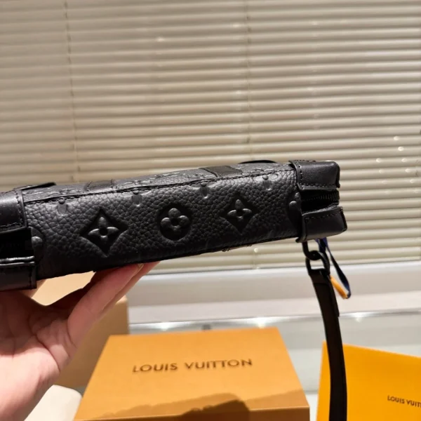 GCSS5-4-3-1-484a51fb81aa.webp Louis Vuitton Soft Trunk Wallet Monogram Taurillon Leather Black 23Cm M80224, Designer Handbags, Womens Purse, luxury bags