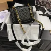 GCSS5-49-25a0085db67e.webp Chanel 23S Retro Backpack With Gold Hardware Black 22Cm/8.7in, Designer Handbags, Women’s Purse, luxury bags, Chanel bags