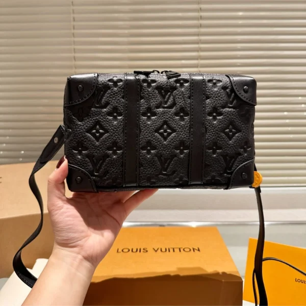 GCSS6-3-2-889323eb8767.webp Louis Vuitton Soft Trunk Wallet Monogram Taurillon Leather Black 23Cm M80224, Designer Handbags, Womens Purse, luxury bags