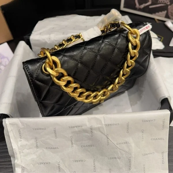 GCSS6-39-1-3b7a35bb38b7.webp Chanel 23S Retro Backpack With Gold Hardware Black 22Cm/8.7in, Designer Handbags, Women’s Purse, luxury bags, Chanel bags